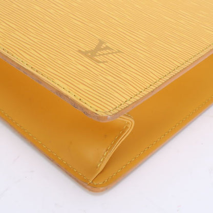 Louis Vuitton Epi Sac Plastic M52079 Leather Tote Bag Shoulder Hand A4 Women's