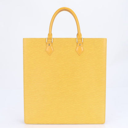 Louis Vuitton Epi Sac Plastic M52079 Leather Tote Bag Shoulder Hand A4 Women's