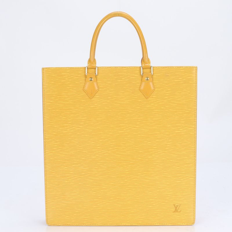 Louis Vuitton Epi Sac Plastic M52079 Leather Tote Bag Shoulder Hand A4 Women's