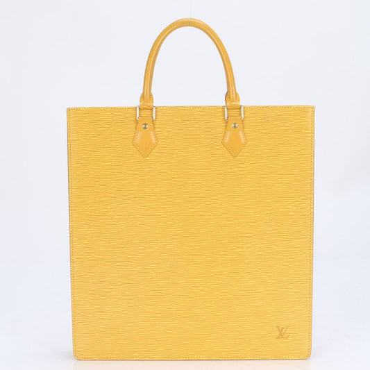 Louis Vuitton Epi Sac Plastic M52079 Leather Tote Bag Shoulder Hand A4 Women's