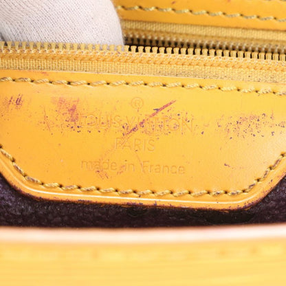 Louis Vuitton Epi Sac Plastic M52079 Leather Tote Bag Shoulder Hand A4 Women's