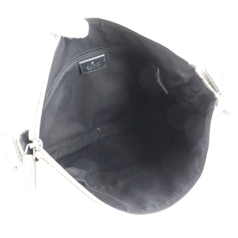 Gucci GG Canvas Sherry Line 145857 Leather Shoulder Bag Crossbody Women's RRR