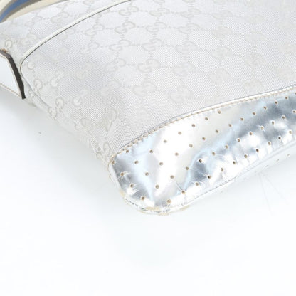 Gucci GG Canvas Sherry Line 145857 Leather Shoulder Bag Crossbody Women's RRR