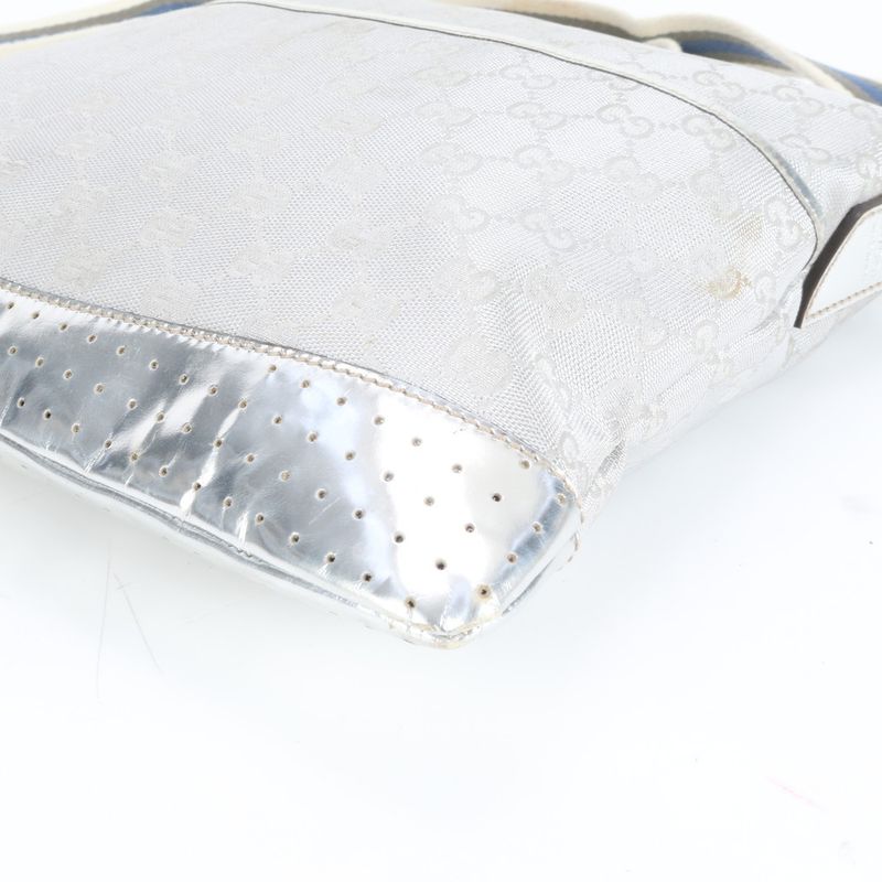 Gucci GG Canvas Sherry Line 145857 Leather Shoulder Bag Crossbody Women's RRR