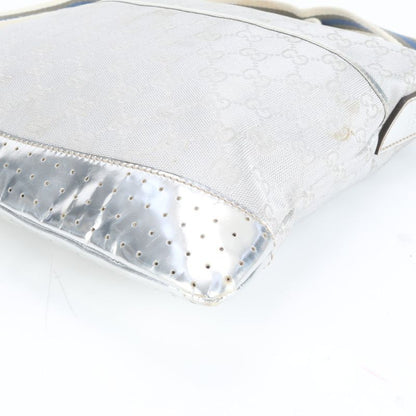 Gucci GG Canvas Sherry Line 145857 Leather Shoulder Bag Crossbody Women's RRR