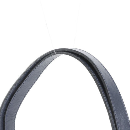 Vintage Christian Dior Leather 2WAY Shoulder Bag Crossbody Hand Navy Ladies RRM