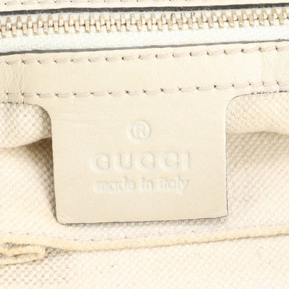 Gucci GG Canvas Sherry Mayfair Leather 2WAY Tote Bag Crossbody Shoulder 257349