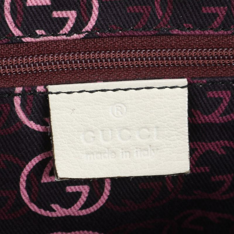 Gucci Sherry Ribbon Princy Leather Tote Bag Shoulder 163805 Hand A4 Ladies EUE