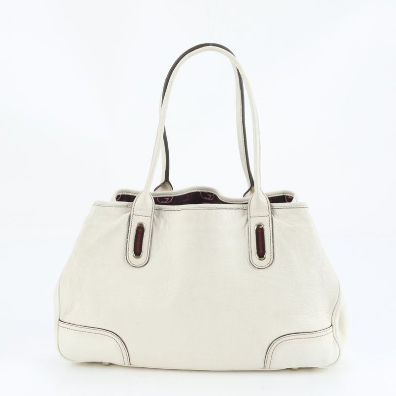 Gucci Sherry Ribbon Princy Leather Tote Bag Shoulder 163805 Hand A4 Ladies EUE