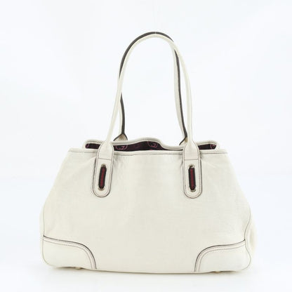 Gucci Sherry Ribbon Princy Leather Tote Bag Shoulder 163805 Hand A4 Ladies EUE
