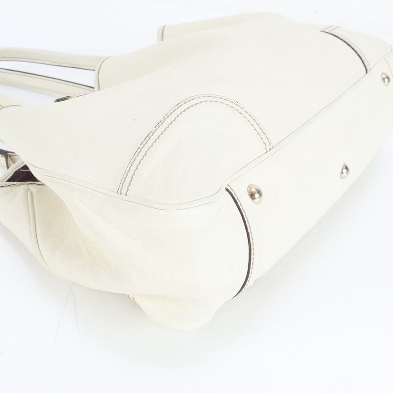 Gucci Sherry Ribbon Princy Leather Tote Bag Shoulder 163805 Hand A4 Ladies EUE