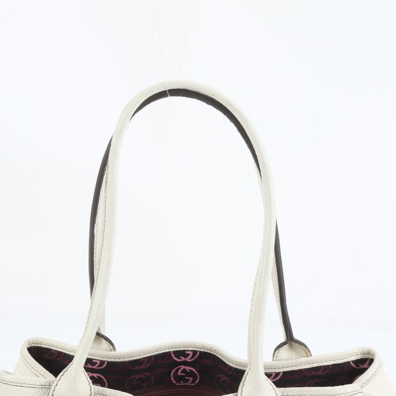 Gucci Sherry Ribbon Princy Leather Tote Bag Shoulder 163805 Hand A4 Ladies EUE