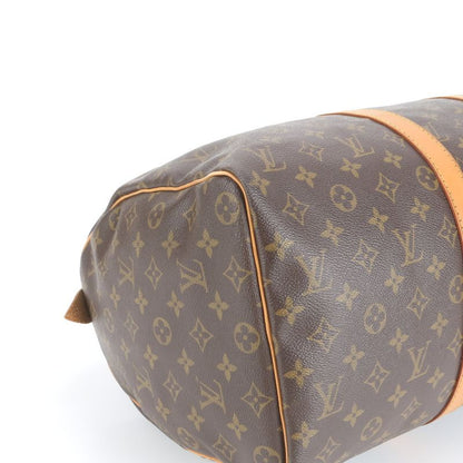Louis Vuitton Monogram Keepall 45 M41428 Leather Boston Bag Business Trip Tote