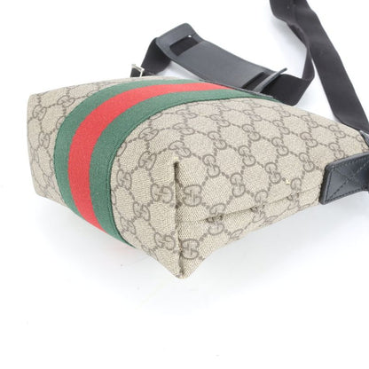 Gucci GG Supreme Sherry Line 471454 Leather Shoulder Bag Crossbody Messenger