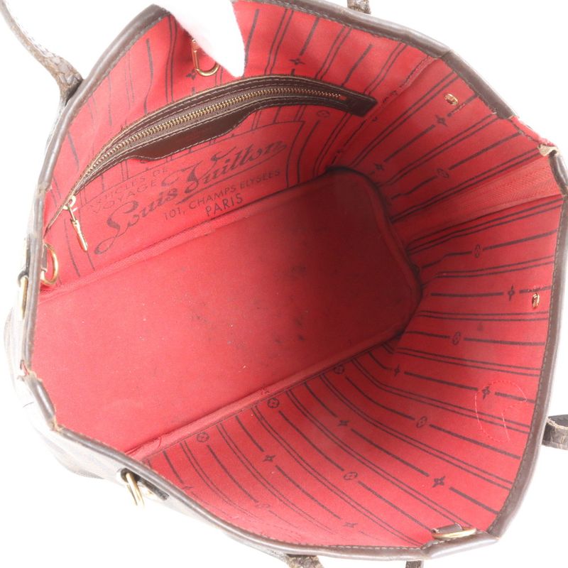 Louis Vuitton Damier Neverfull PM N41359 Leather Tote Bag Shoulder Hand Ladies