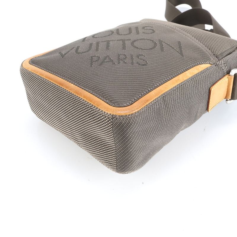 Louis Vuitton Damier Jean Citadin M93040 Leather Shoulder Bag Crossbody
