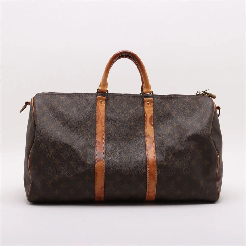 Louis Vuitton Monogram Keepall Bandouliere 50 M41416 2 Way Boston Bag Crossbody