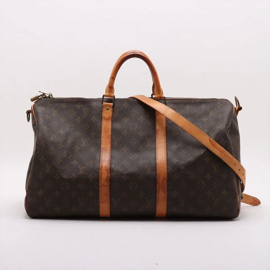 Louis Vuitton Monogram Keepall Bandouliere 50 M41416 2 Way Boston Bag Crossbody