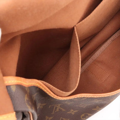 Louis Vuitton Monogram Saumur 35m42254 Leather Shoulder Bag Crossbody Messenger