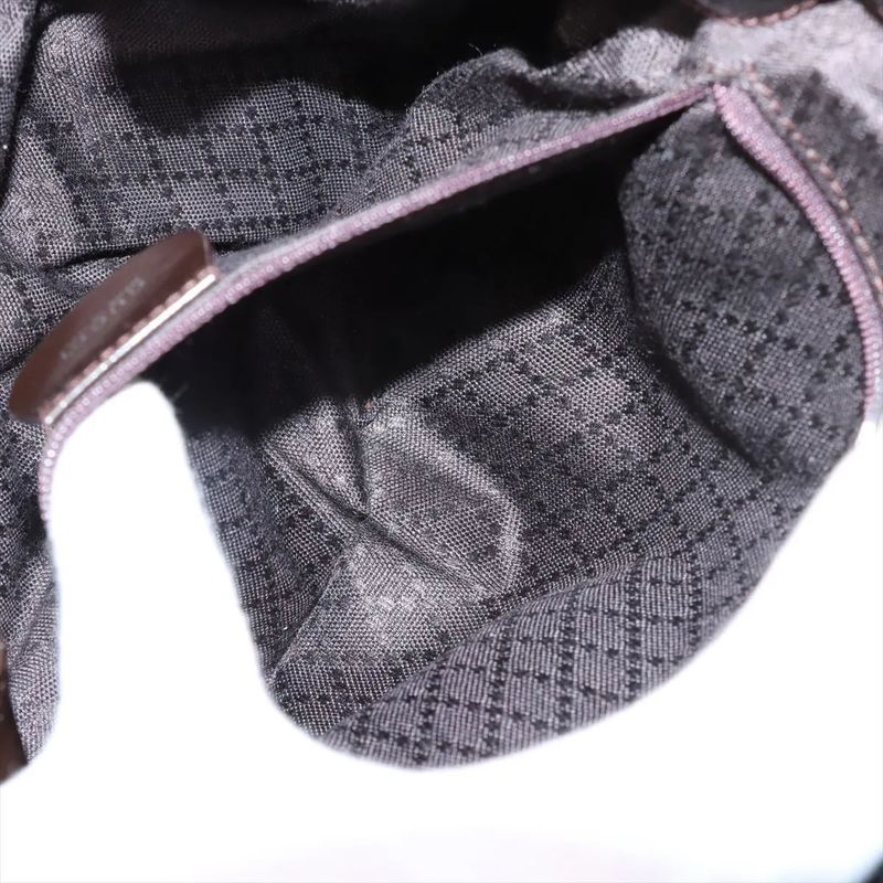 Gucci Bamboo Leather X Nylon Backpack Sac Rucksack Shoulder Bag Genuine Leather