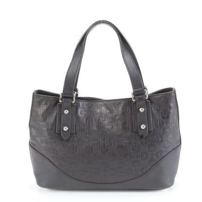 Gucci Horsebit 272392 Leather Tote Bag Hand Brown Silver Hardware Women's EEE