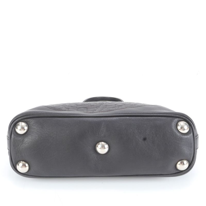 Gucci Horsebit 272392 Leather Tote Bag Hand Brown Silver Hardware Women's EEE