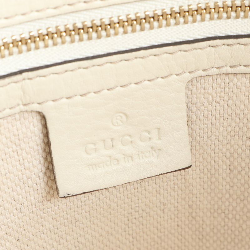 Gucci Soho Interlocking G Tassel 282307 Leather Tote Bag Shoulder Ladies EEE