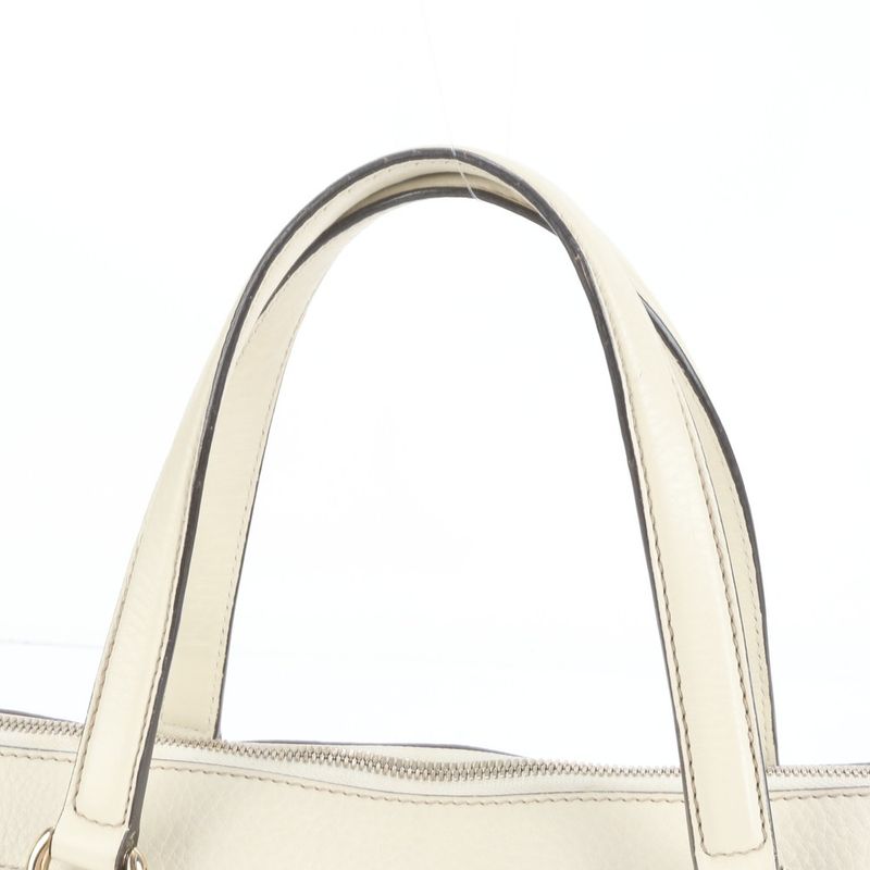 Gucci Soho Interlocking G Tassel 282307 Leather Tote Bag Shoulder Ladies EEE