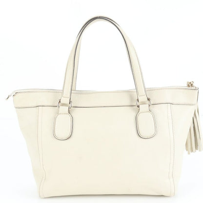 Gucci Soho Interlocking G Tassel 282307 Leather Tote Bag Shoulder Ladies EEE