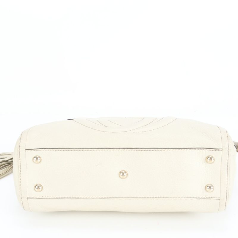 Gucci Soho Interlocking G Tassel 282307 Leather Tote Bag Shoulder Ladies EEE