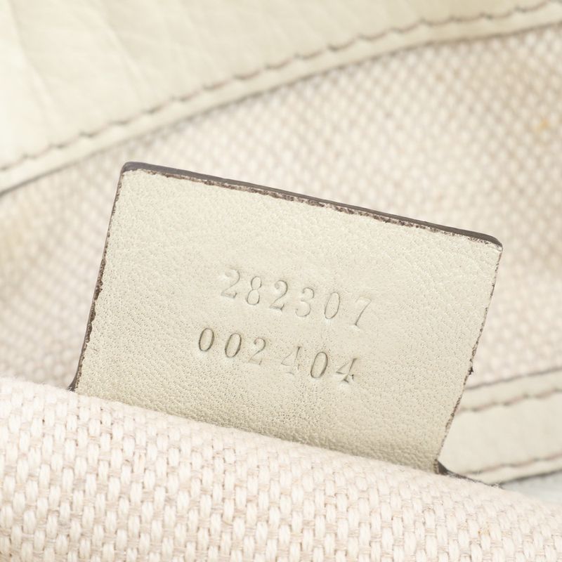 Gucci Soho Interlocking G Tassel 282307 Leather Tote Bag Shoulder Ladies EEE