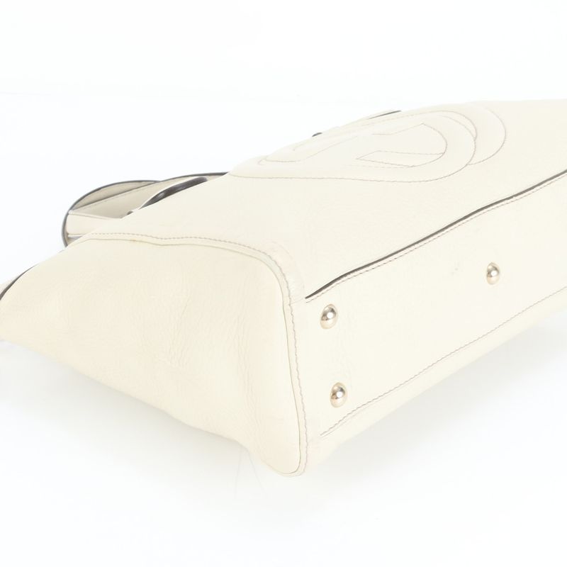 Gucci Soho Interlocking G Tassel 282307 Leather Tote Bag Shoulder Ladies EEE