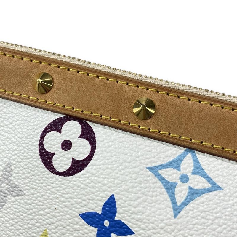 Louis Vuitton Handbag Monogram Multicolor Pochette Accessory M92649 Bron Leather