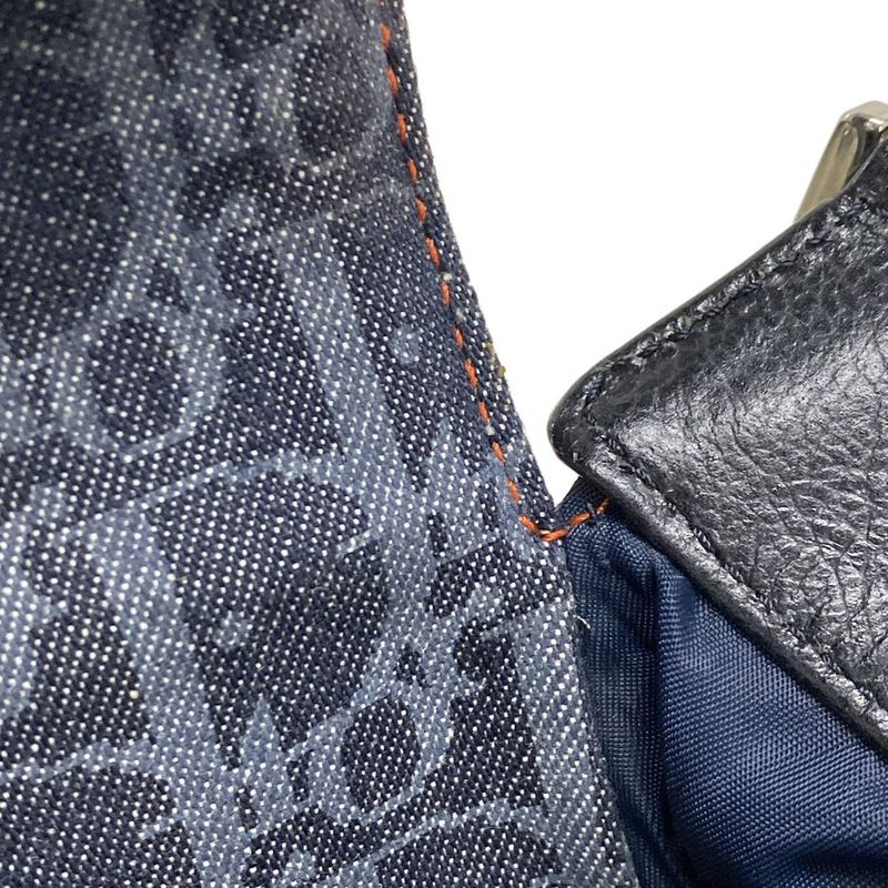 DIOR Christian Dior Shoulder Bag Flight Trotter Gray X Light Gray X Black