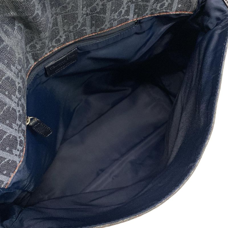 DIOR Christian Dior Shoulder Bag Flight Trotter Gray X Light Gray X Black