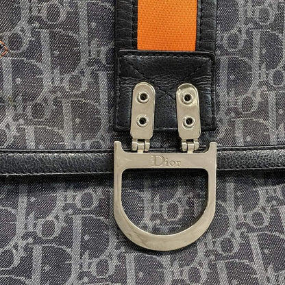 DIOR Christian Dior Shoulder Bag Flight Trotter Gray X Light Gray X Black