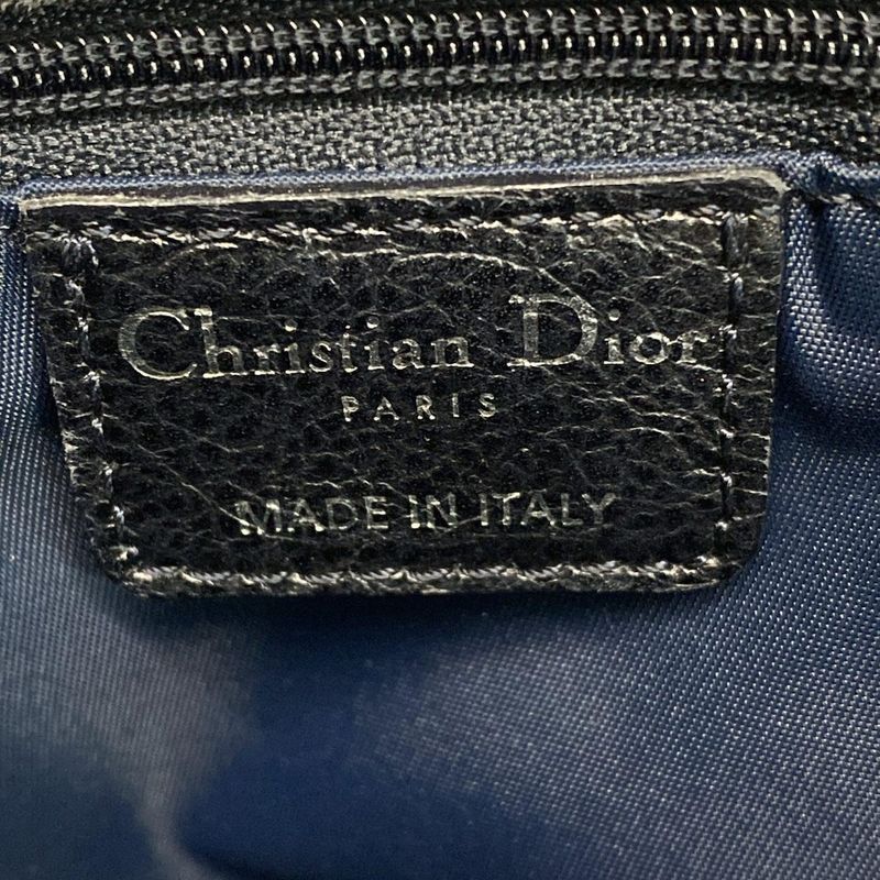 DIOR Christian Dior Shoulder Bag Flight Trotter Gray X Light Gray X Black