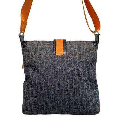 DIOR Christian Dior Shoulder Bag Flight Trotter Gray X Light Gray X Black