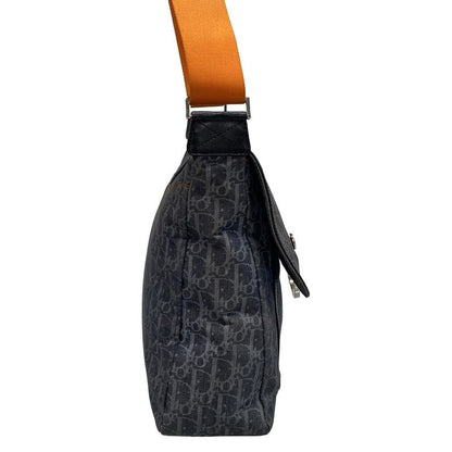 DIOR Christian Dior Shoulder Bag Flight Trotter Gray X Light Gray X Black