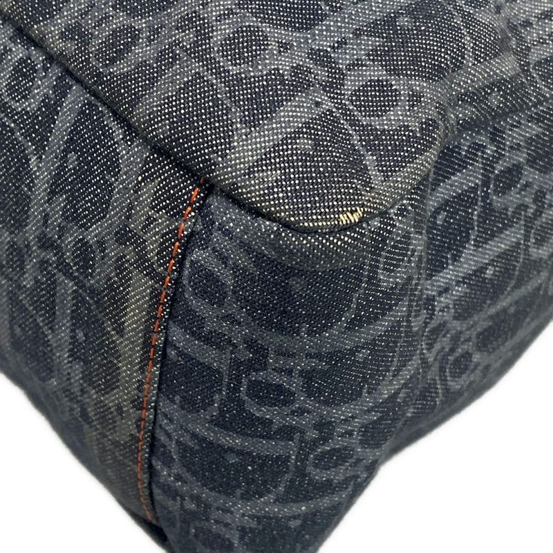 DIOR Christian Dior Shoulder Bag Flight Trotter Gray X Light Gray X Black