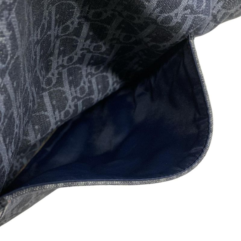 DIOR Christian Dior Shoulder Bag Flight Trotter Gray X Light Gray X Black