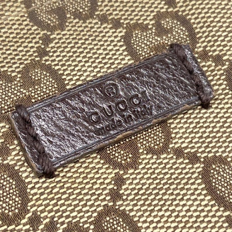 Gucci Shoulder Bag GG Pattern Sherry (web) 189749 Beige X Brown X Dark Brown