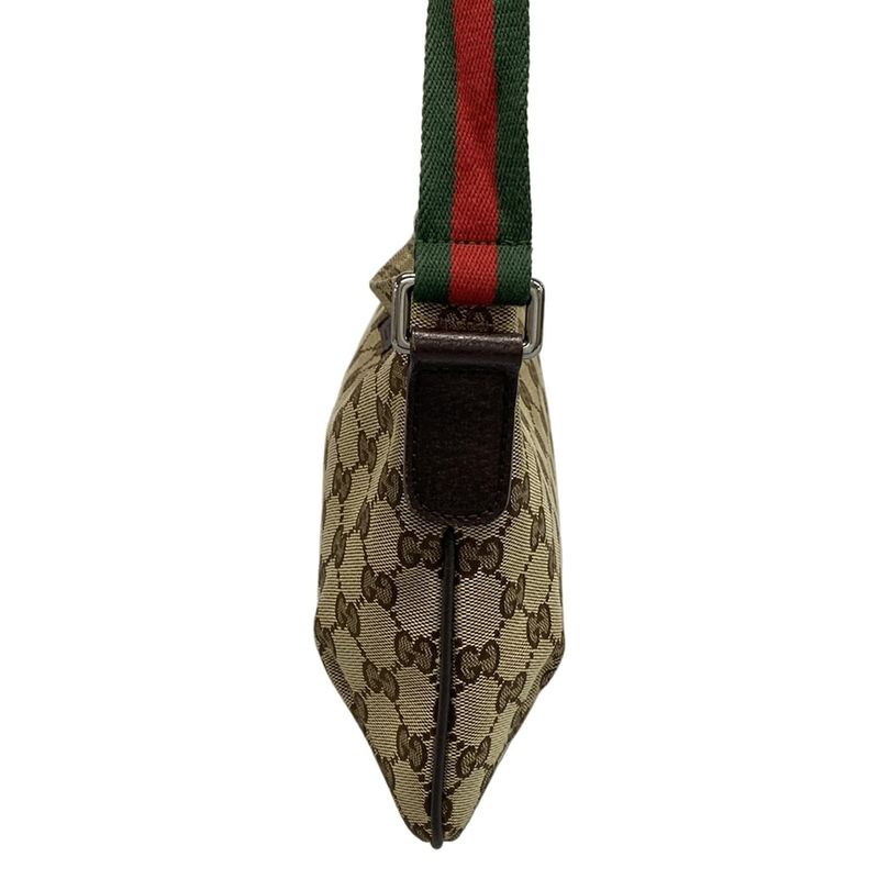 Gucci Shoulder Bag GG Pattern Sherry (web) 189749 Beige X Brown X Dark Brown