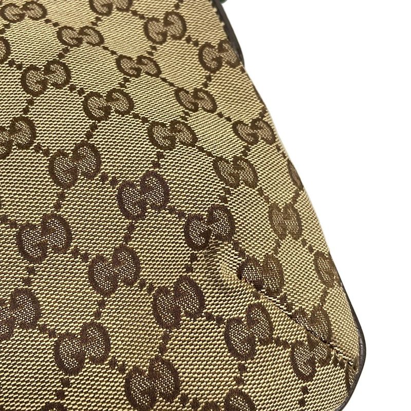 Gucci Shoulder Bag GG Pattern Sherry (web) 189749 Beige X Brown X Dark Brown
