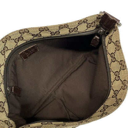 Gucci Shoulder Bag GG Pattern Sherry (web) 189749 Beige X Brown X Dark Brown