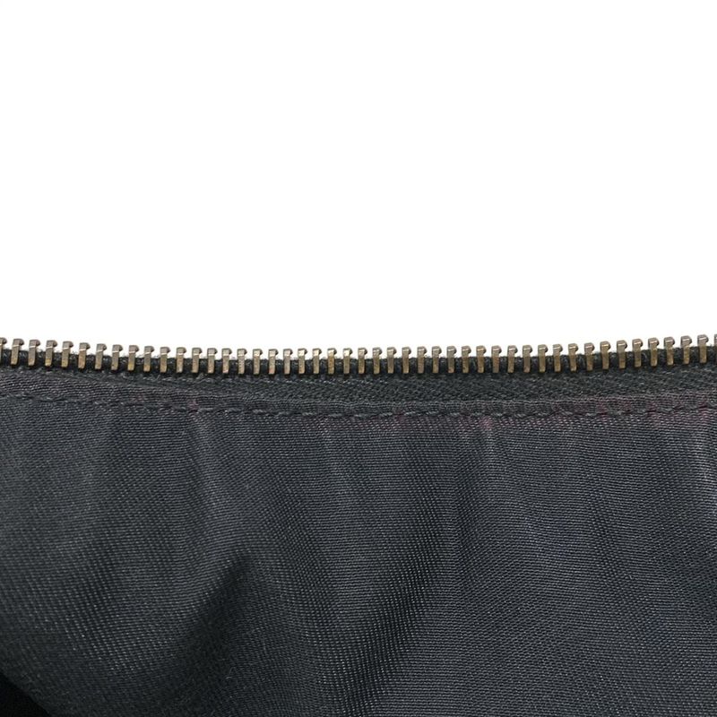 Gucci Shoulder Bag GG Pattern Sherry (web) 189752 Black Leather