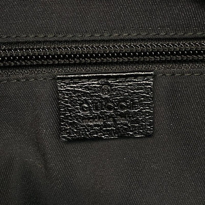 Gucci Shoulder Bag GG Pattern Sherry (web) 189752 Black Leather