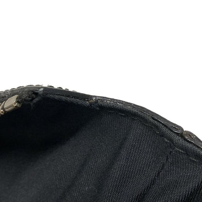 Gucci Shoulder Bag GG Pattern Sherry (web) 189752 Black Leather