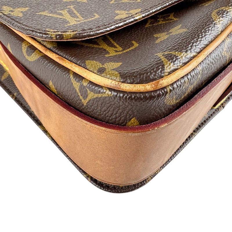 Louis Vuitton Crossbody Shoulder Bag Monogram Cartesier MM M51253