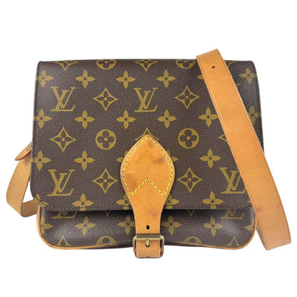 Louis Vuitton Crossbody Shoulder Bag Monogram Cartesier MM M51253